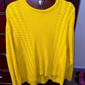 Yellow Knitted Sweater